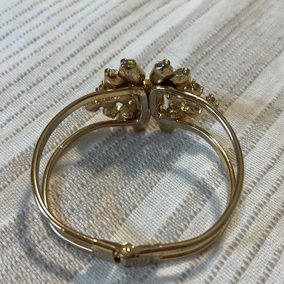 Gold Gem Cuff Bracelet - Picture 5 of 7